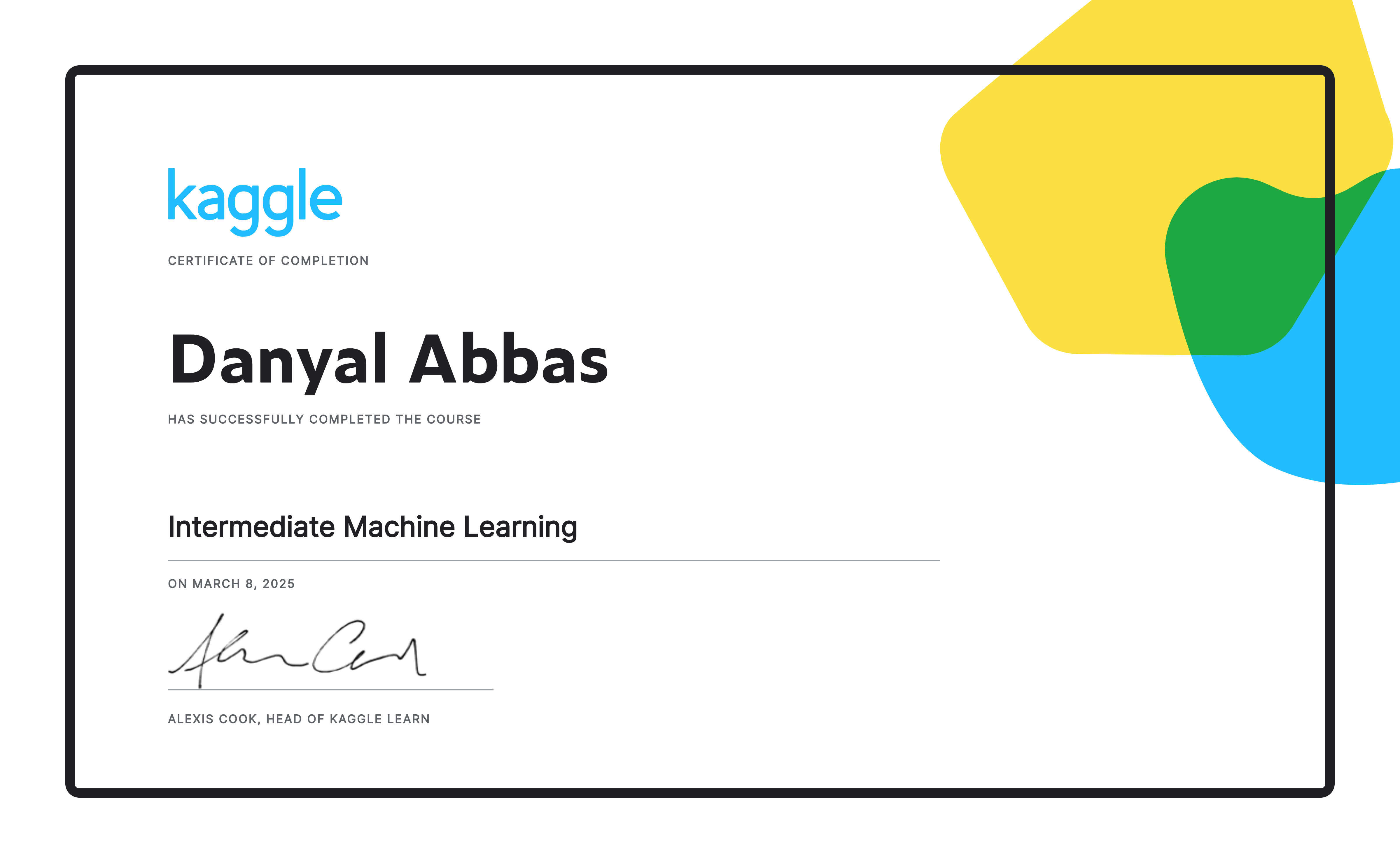 Intermediate Machine Learning